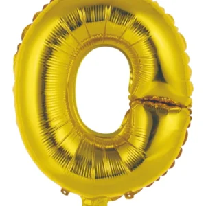 Folieballong / Bokstavballong: Sølv - 34cm - O
