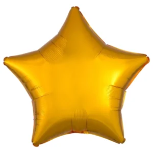 Folieballong: Stjerne - Flere farger (Metallic) - 48cm - Gull (Metallic)