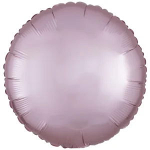 Folieballong: Sirkel - Flere farger (Matt) - 43cm - Pastel Rosa (Matt)
