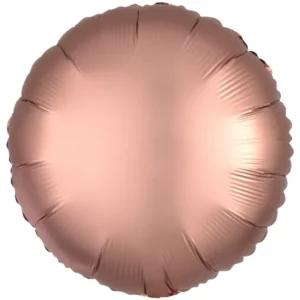 Folieballong: Sirkel - Flere farger (Matt) - 43cm - Rose Kobber (Matt)