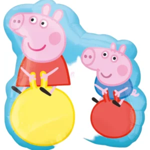 Folieballong: Peppa Pig & Georg - 53cm