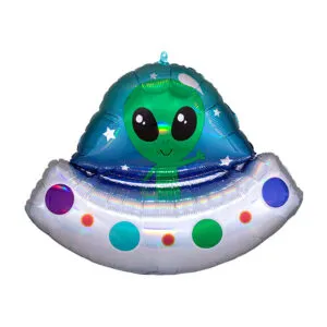 Folieballong: Romvesen & Romskip - 71 x 53cm