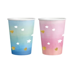 Kopper (8stk): Oh Baby Girl / Boy - Blå / Rosa - 250 ML