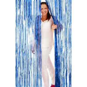 Backdrop: Frynset - Ulike farger - 2 x 1m - Blå