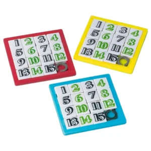 Pinata Fyll (12stk): Logikk Puslespill - Fargerik - 6,2 x 6,2 cm