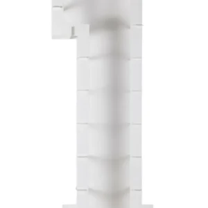 Mosaikk Tall: Nummer stativer Alle tall - Uten ballonger - Hvit - 80cm H x 58cm B x 14cm D - 1