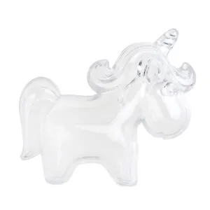 Goodteposer (4stk): Transparent Enhjørning