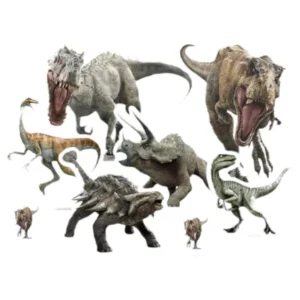 Borddekorasjon (8stk): Jurassic World dinosaurer