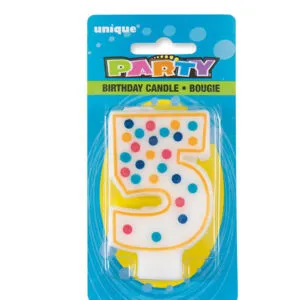 Kakelys: Ulike tall - Polka Dots - 8cm - 5