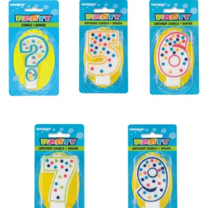Kakelys: Ulike tall - Polka Dots - 8cm