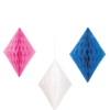 Diamant /Honeycomb: Flere farger - 36cm