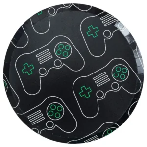 Tallerkener  (8stk): Game - Kontrollere - Svart - 25cm