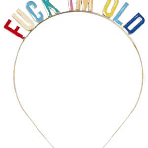 Hodepynt / Hårbøyle: «Fuck You’re old» - Fargerik - 163mm H x 133cm B
