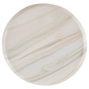 Tallerkener (8stk): Marmor - Rosa