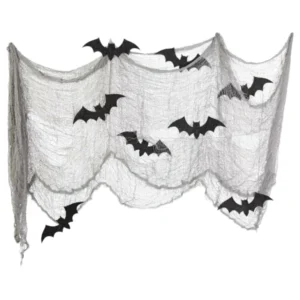 Dekorasjonssett: Netting med flaggermus -- 457 x 60,9cm
