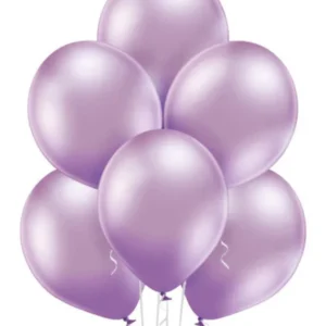 Lateksballonger (100stk): Glossy - 30cm - Purple (Glossy)