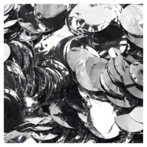 Konfetti: Konfetti papir - Flere farger - 100g - Sølv