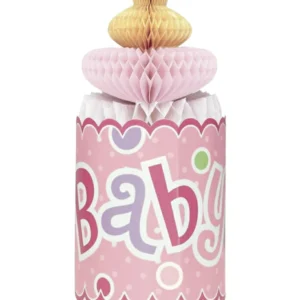 Honeycomb: Tåteflaske - Rosa, Gul & Lilla - 31 cm