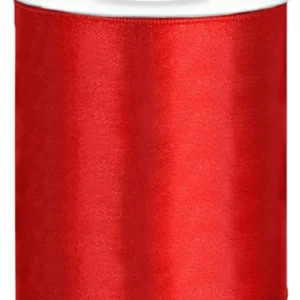 Bånd: Silkebånd Flere farger - 10cm - Per meter - Rød