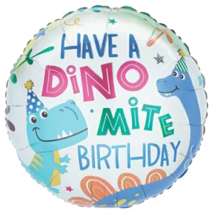 Folieballong: Have a dinomite birthday -43cm
