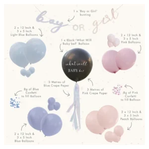 Fest i en boks: Gender reveal
