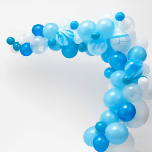 Ballongbue: Blå Chrome - Gjør-det-selv (DIY) sett