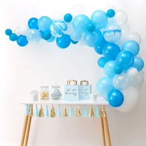 Ballongbue: Blå Chrome - Gjør-det-selv (DIY) sett