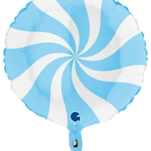 Folieballonger: Swirly - Flere farger- 45cm - matte-bla