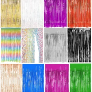 Backdrop: Frynset - Ulike farger - 2 x 1m