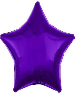 Folieballong: Stjerne - Flere farger (Metallic) - 48cm