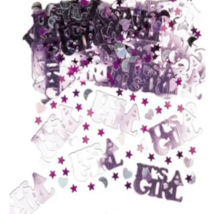 Konfetti : "It's a Girl" - Rosa - 14g