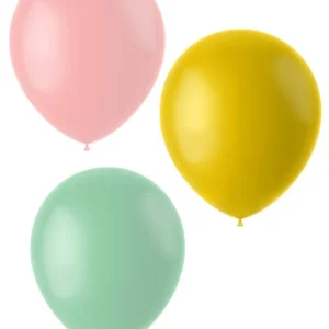 Lateksballonger (100stk): Ulike Farger - 33cm