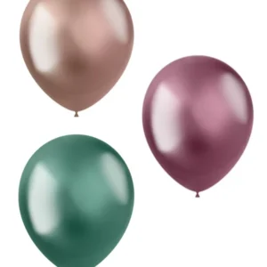 Lateksballonger (100stk): Ulike Farger - Metallic - 33cm