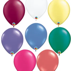 Lateksballonger (100stk): Flere farger (Jewel Tone) - 13cm