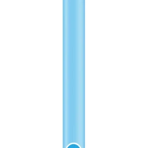 Figurballonger (100stk): Ulike Farger (Standard) - 2,5 x 150cm - Pale Blue (Standard)