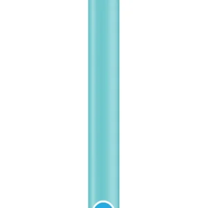 Figurballonger (100stk): Ulike farger (Fashion Tone) - 2,5 x 150cm - Caribbean Blue (Fashion Tone)