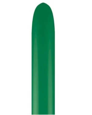 Figurballonger (50stk): Ulike Farger (Standard) - 5 x 150cm - Green (Standard)