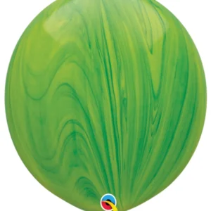 Lateksballonger (2stk): Marmorballonger – Grønn – 76cm