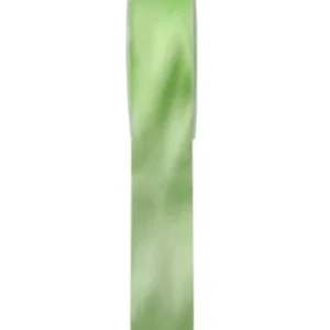Bånd (Sateng): Dobbelsidig - Ulike farger - 25m x 25mm - Pastell grønn