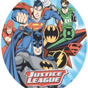 Kakepynt: Justice League - Spiselig papir - 20cm