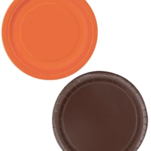 Tallerkener (20stk): Ulike farger - 18cm