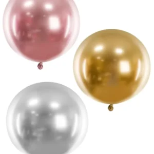 Jumbo ballong: Glossy - Ulike farger - 60cm
