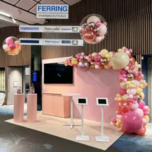 Ballongdekor fra oppdraget: konferansedager på Radisson Blu Scandinavia Hotel