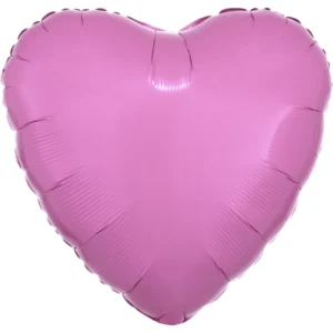 Folieballong: Hjerte - Flere farger (Metallic) - 43cm - Rosa (Metallic)