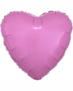 Folieballong: Hjerte - Flere farger (Metallic) - 43cm - Rosa (Metallic)
