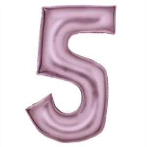 Folieballong / Tallballong: Alle Tall - Pastel rosa - 90 x 64cm - 5