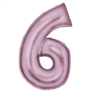 Folieballong / Tallballong: Alle Tall - Pastel rosa - 90 x 64cm - 6