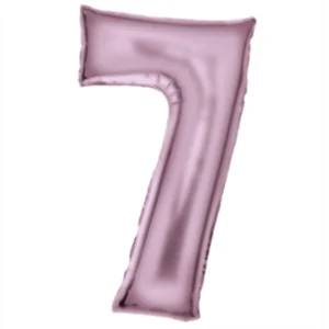 Folieballong / Tallballong: Alle Tall - Pastel rosa - 90 x 64cm - 7