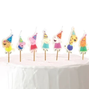 Kakelys (7stk): Peppa gris - 2,4-5,4cm