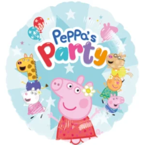 Folieballong: "Peppa's Party" - Fargerik - 43cm